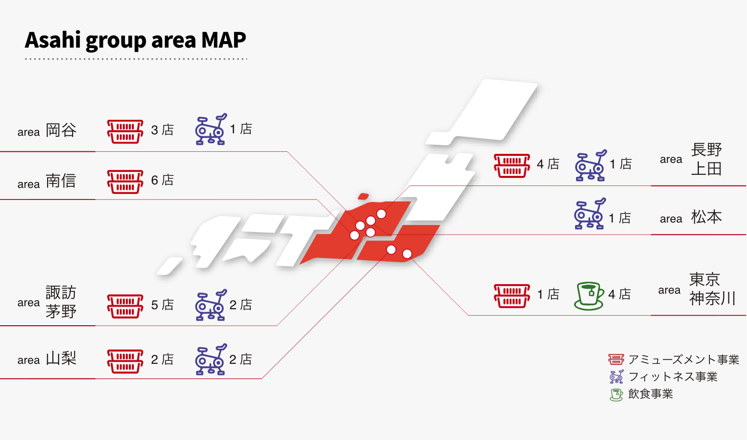 アスリーキャンバス area map